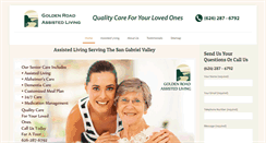 Desktop Screenshot of goldenroadliving.com